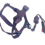 Gorilla pets Dog Harness Powder Coated Metal Hooks (Purple)
