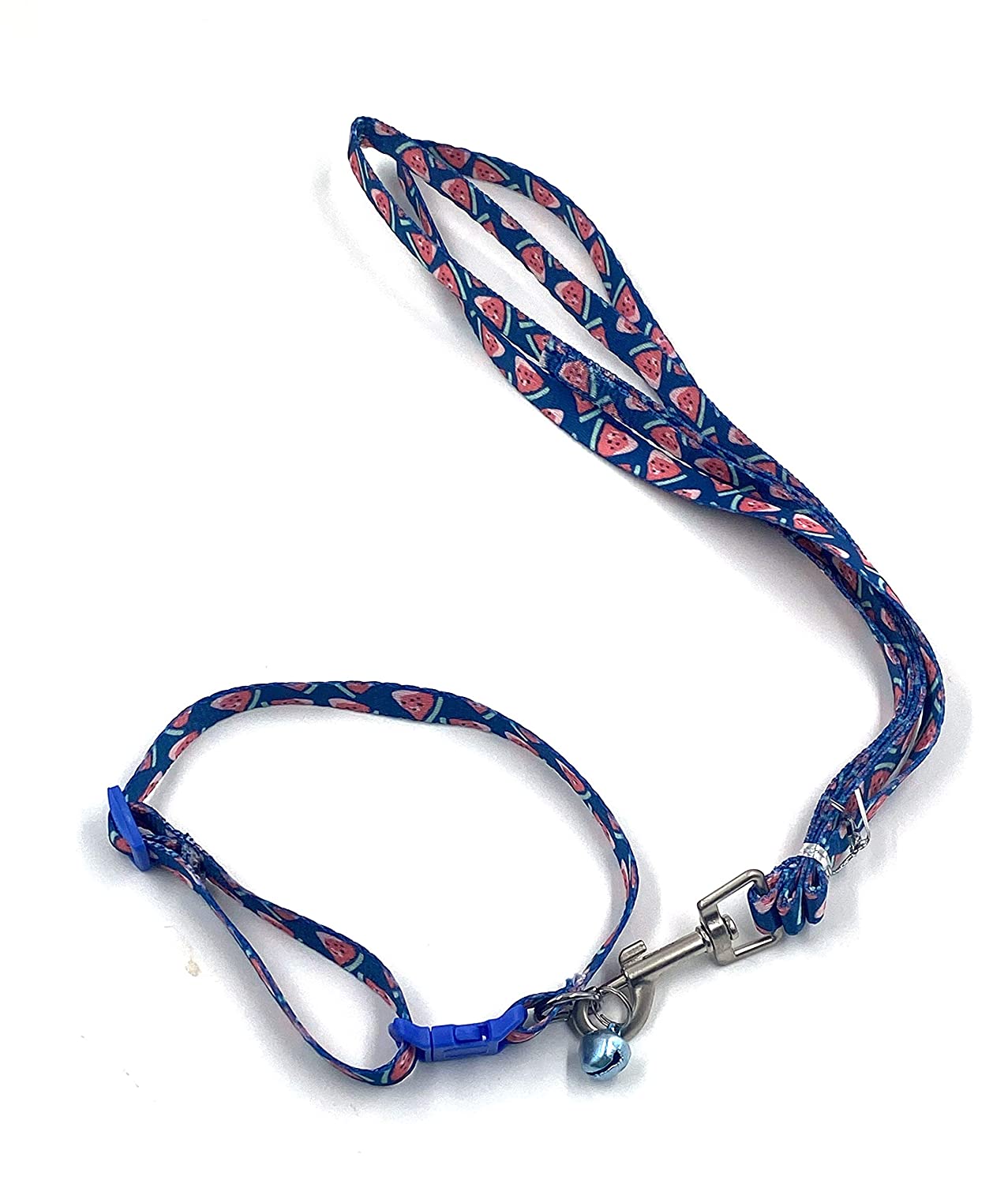 gorilla pets Small Size Dog and cat Collar with Matching Leash with Bell Attached