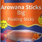 Intan Aquatic Arowana Sticks Fish Food|Big Floating Stick For Arowana Fish|Large Pack 110 Gram Each, Pellet Size 3.2 Mm Dia And 9.5 Mm Lenght, Pack Of 1,All Life Stages