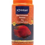 Intan Growel Red Enhance Pellets (Big 2.5Mm Floating) | 460Gm - Highly Nutritious Ornamental Fish Food for Parrotfish & Red Coloured Fish for All Life Stages