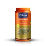 Growel Intan Turtle Sticks (Big 3.2mm x 7.5-11.5mm Floating) | 350gm - Highly Nutritious Ornamental Fish Food for Turtles, Amphibians & Newts