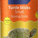 Aquatic Intan Turtle Food for Health & Growth | Small Floating Sticks Suitable for Turtles | Nutritious Feed for Better Shell Health | Jumbo Pack 400 gm, 1.5 mm Día & 3 to 4.5 mm Length