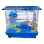 Gorilla pets Hamster Cage/Playhouse for Dwarf Hamster/Gerbil/Mice with a Food Cup, Water Bottle and Exercise Wheel with Spacious Two ladders cage (Color May Vary)