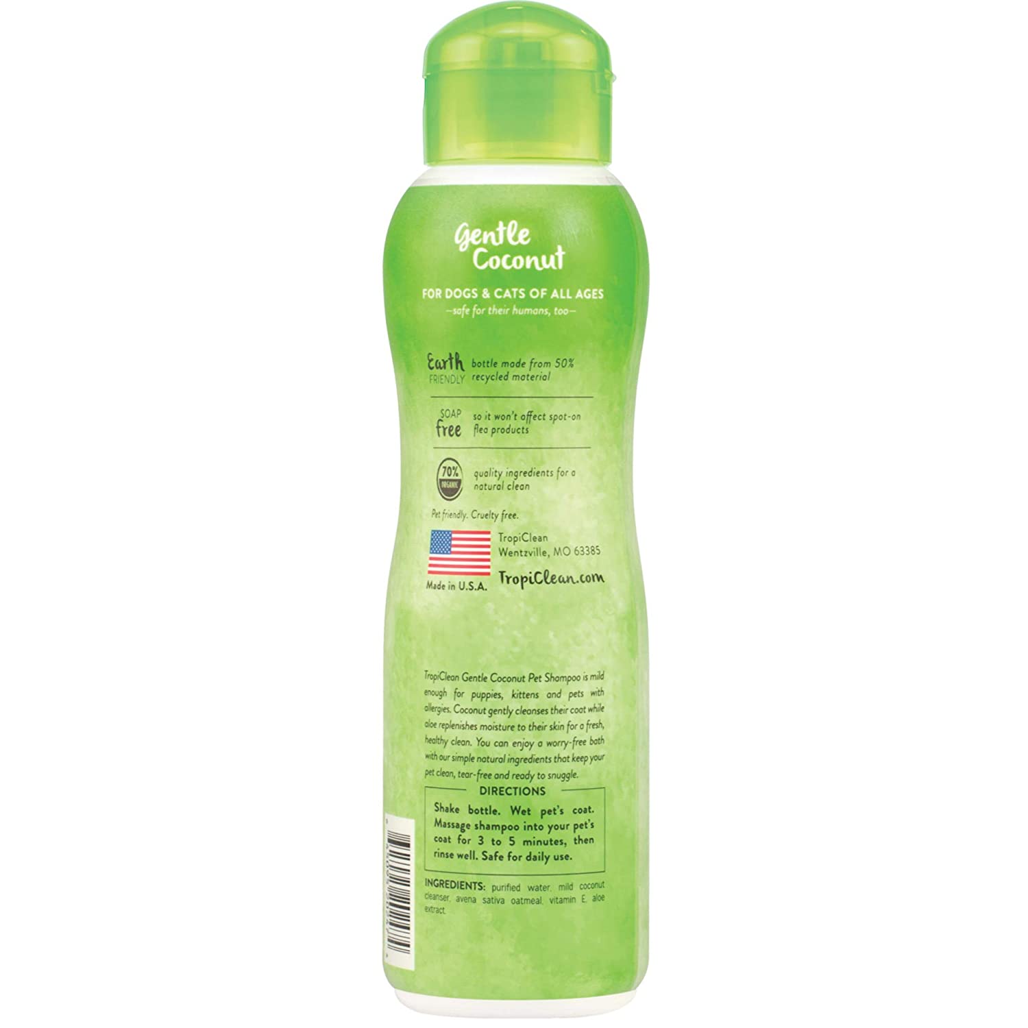 Tropiclean Gentle Shampoo, Coconut, 355 ml… - Image 2