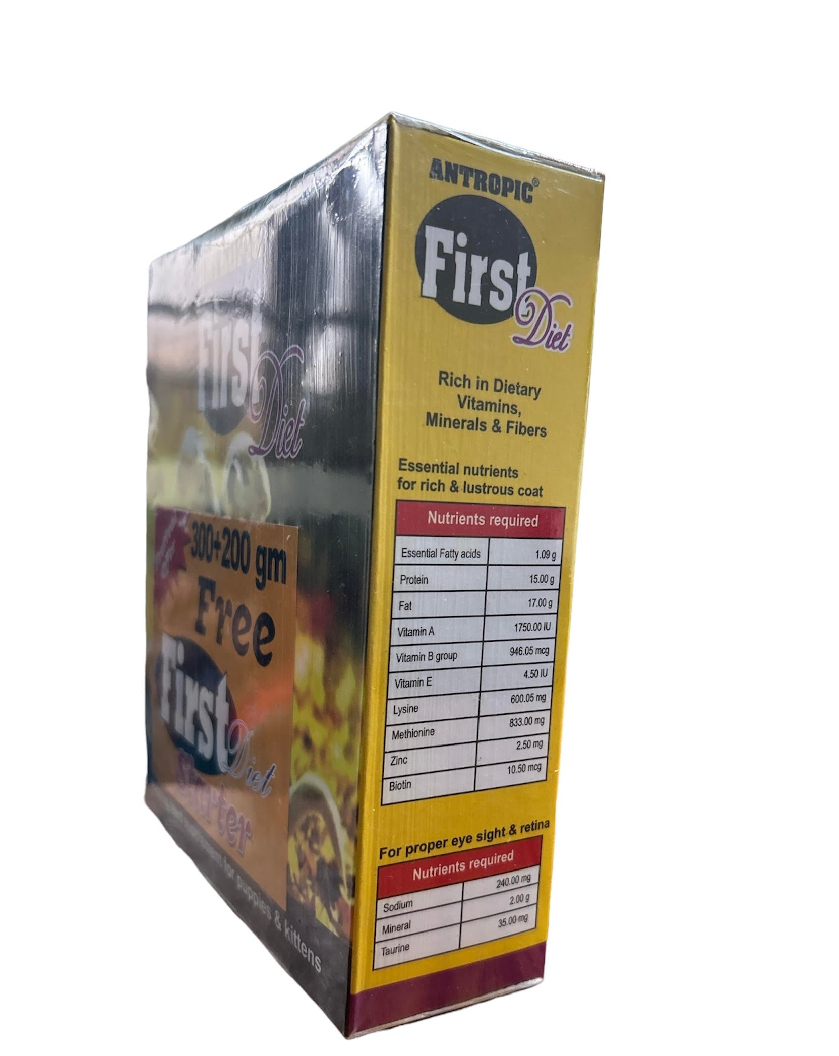 Antropic first diet starter weaning feed supplement for puppies and kittens 500 grm puppy and kitten cerelac pack of two of 500 grm each - Image 2