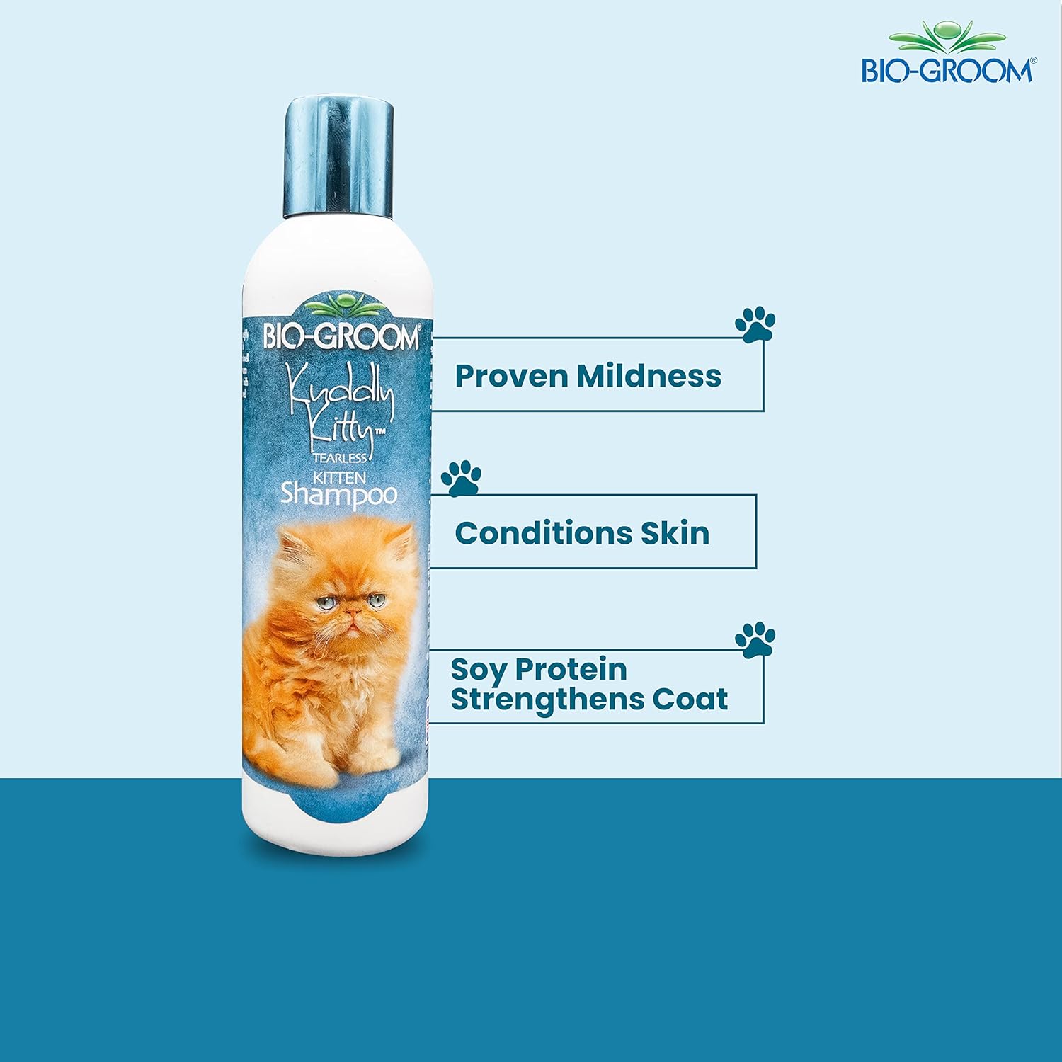 Bio-Groom Kuddly Kitty Tearless Kitten Shampoo for Cats, Replenish Cat Moisture and Maintain Coat Healthy, Silky, Shiny, Nourishes Skin and Keep Them Smelling Fresh, 236ml - Image 4
