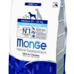 Monge Daily Line With Chicken Medium, Puppy And Junior (12 Kg, Granule)