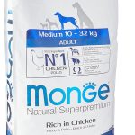 MONGE Daily Line - Medium Adult with Chicken 12 kg Chicken 12 kg Dry New Born, Adult Dog Food