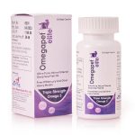 Omegapet Elite Triple Strength Omega 3 Fish Oil Capsules for Dogs and Cats, 30 Softgel Capsules