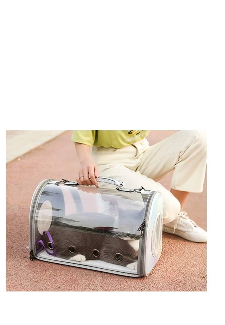 Gorilla pets Dog cat pet Carrier Transparent Plastic Airline Pet Carrier (Suitable for Dog, Cat) - Image 12