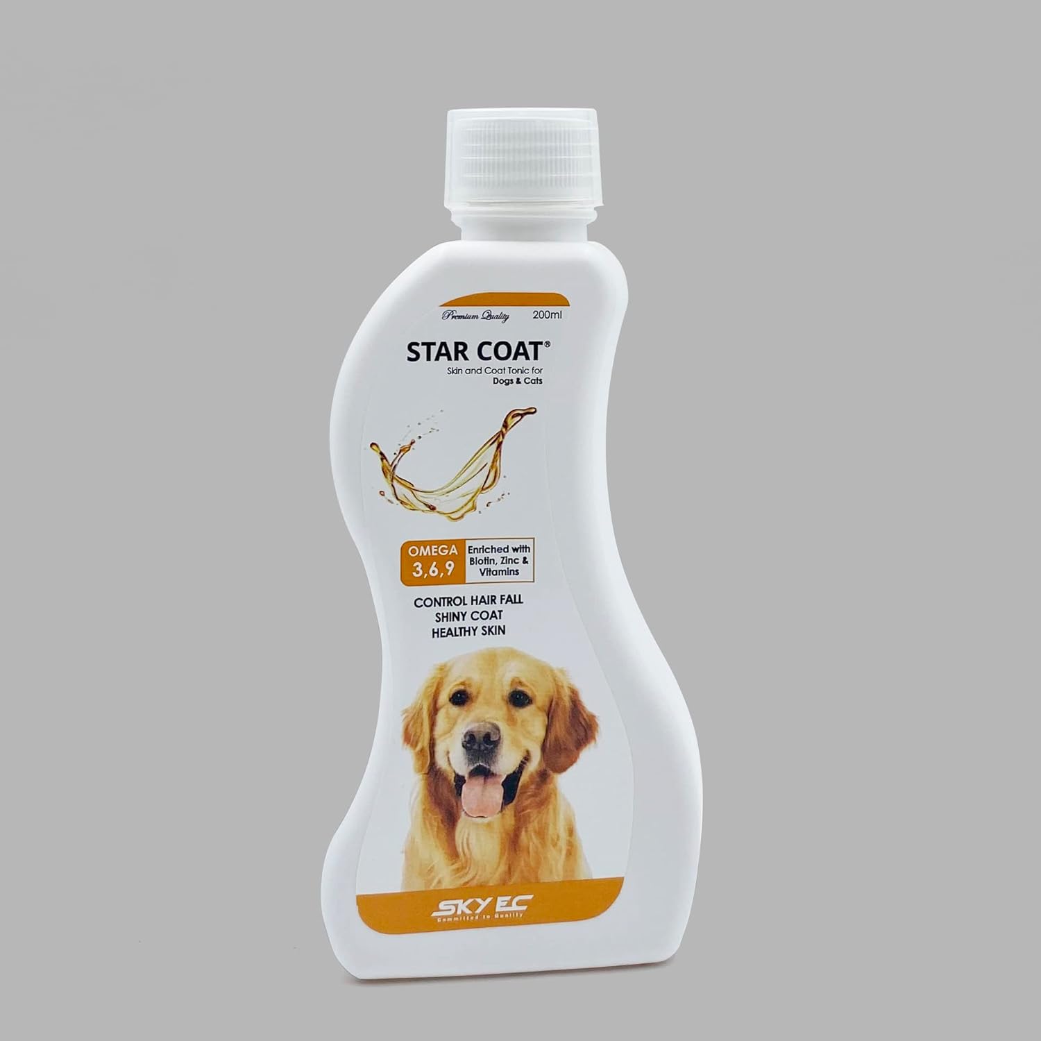 Star Coat Skin and Coat Tonic Supplement Enriched with Omega and Biotin for Dogs and Cats (500 ml) - Image 2