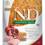 Farmina N&D Ancestral Grain Starter Puppy Dog Food | No Artificial Preservatives | Spelt, Oats, Chicken & Pomegranate | Complete Nutrition for Puppies Up to 2 Months | 2.5kg