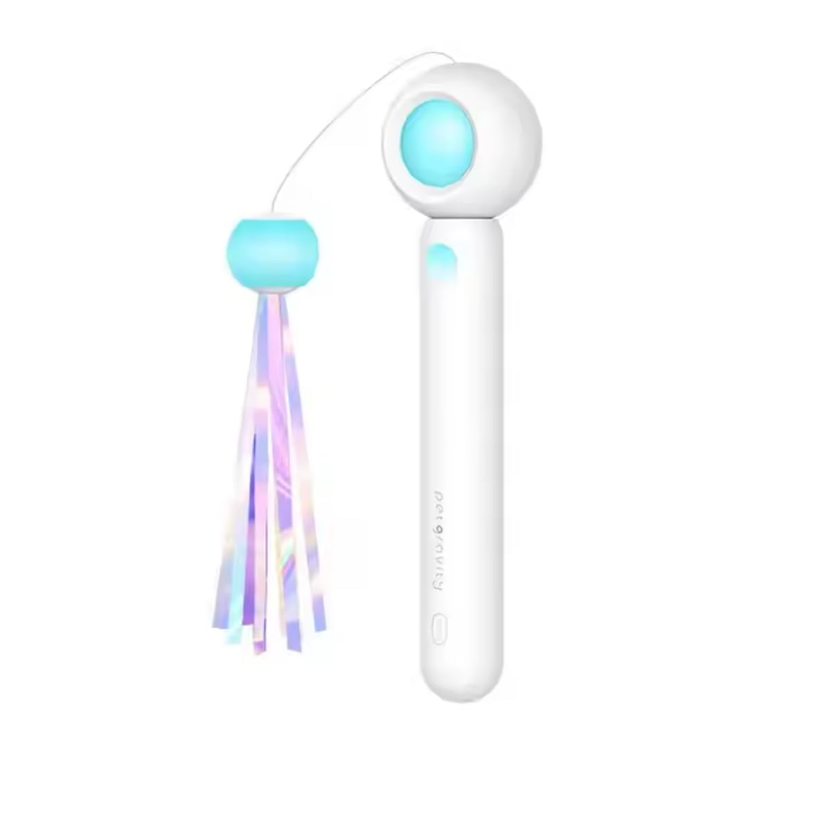Retractable Cat Teaser Wand with Feather | Portable Interactive Toy for Indoor Cats | One-Click Telescopic Stick for Play, Exercise & Boredom Relief (color may vary)